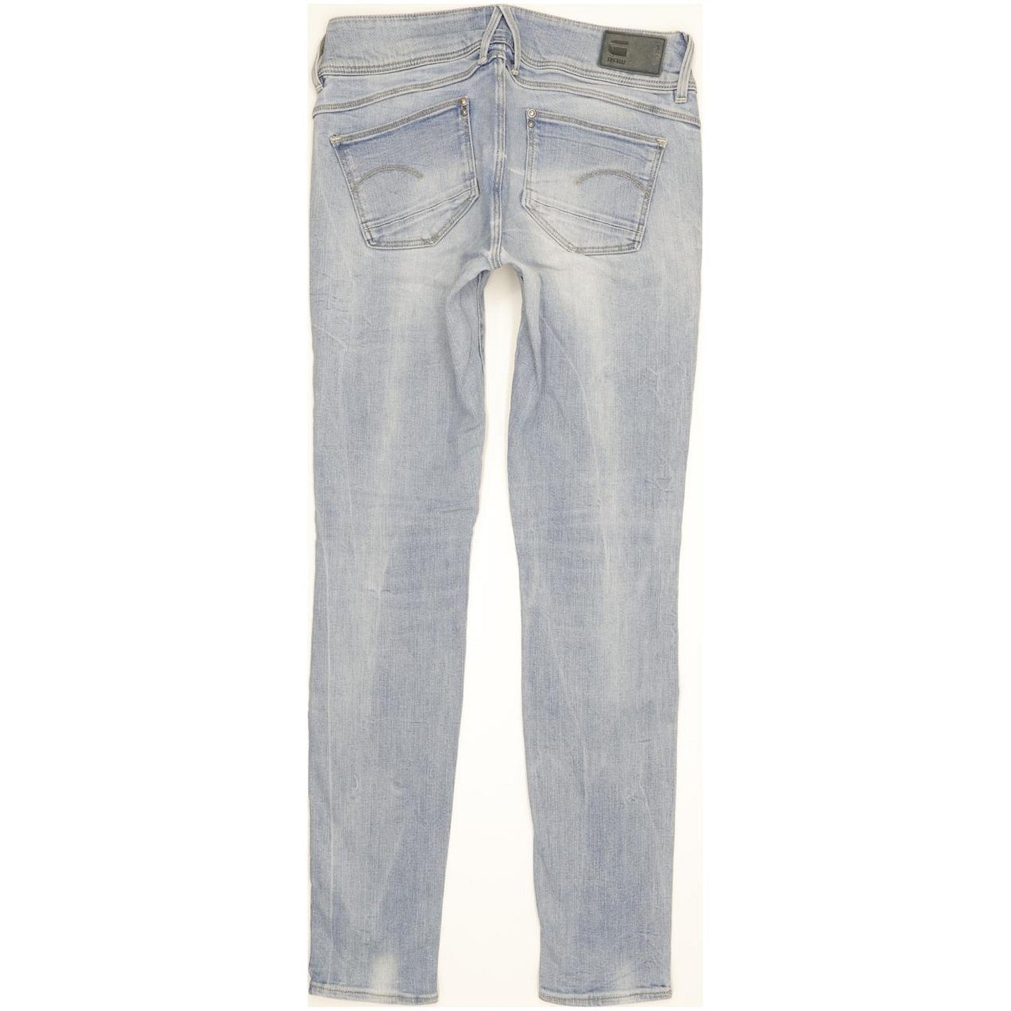 G-Star Lynn Mid Women Blue Skinny Slim Stretch Jeans W25 L30