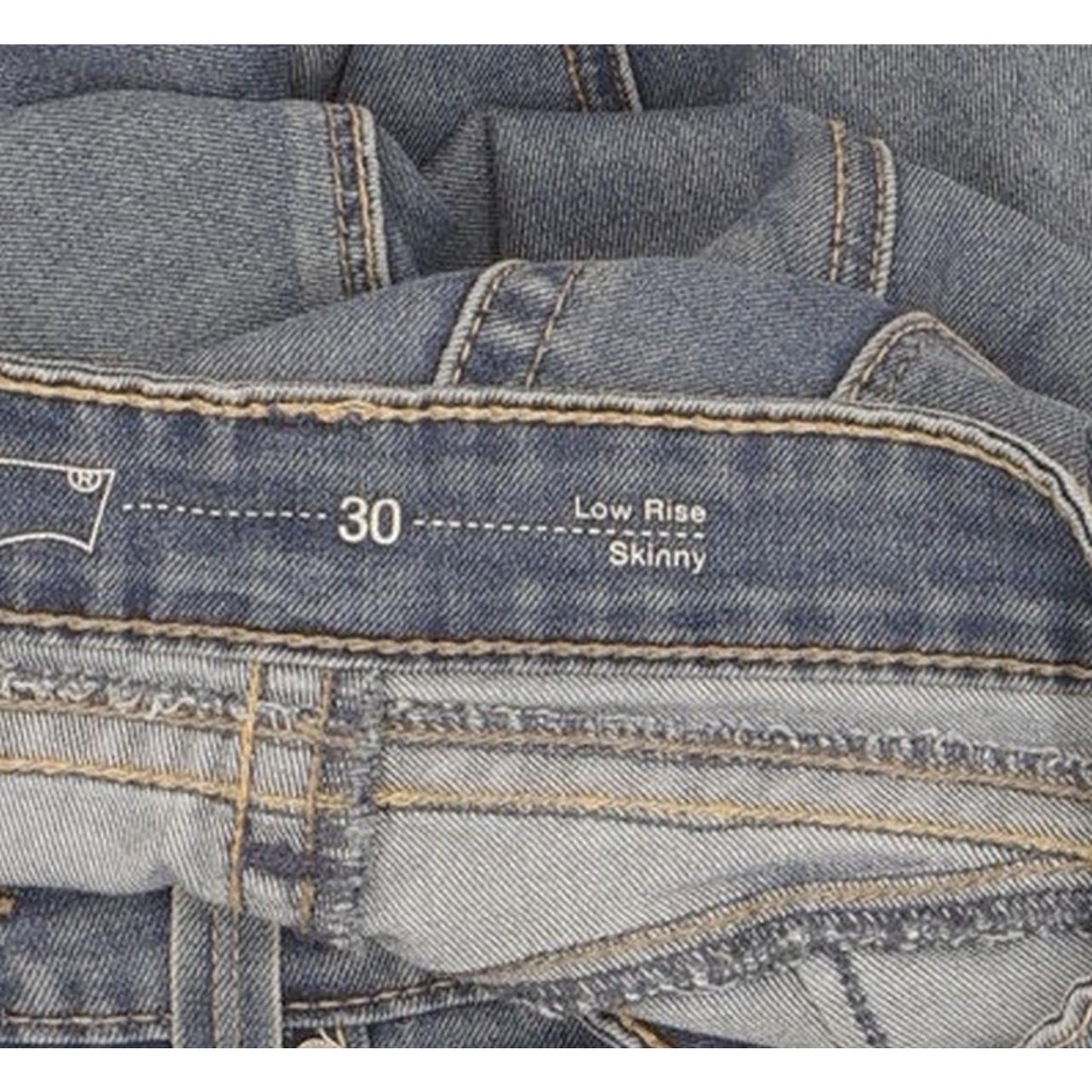 Levi's Women Blue Skinny Slim Jeans W30 L31