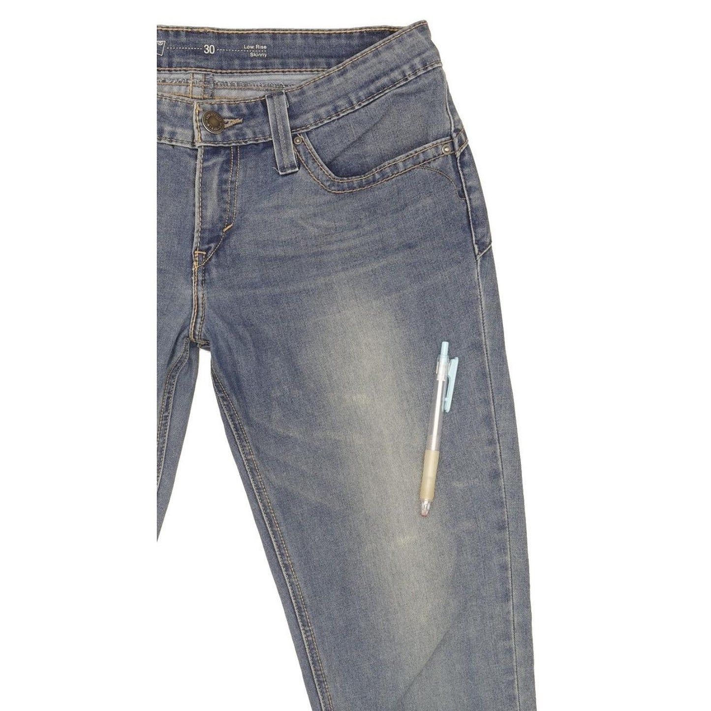 Levi's Women Blue Skinny Slim Jeans W30 L31