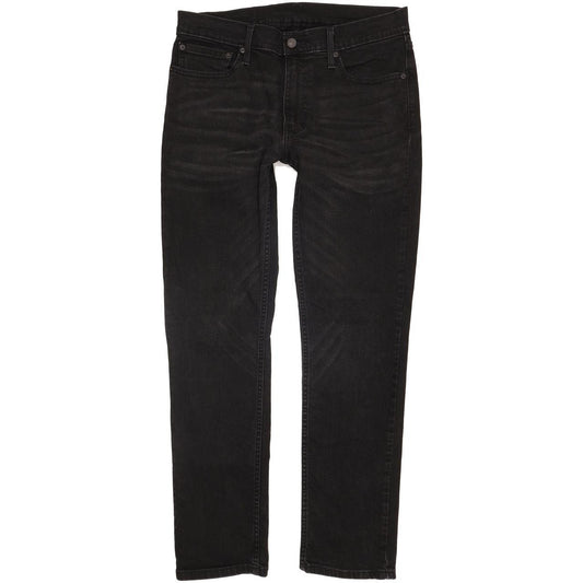 Levi's 511 Men Black Straight Slim Stretch Jeans W32 L31