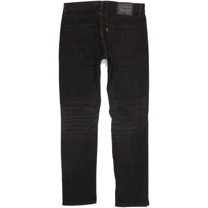 Levi's 511 Men Black Straight Slim Stretch Jeans W32 L31