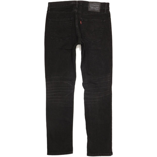 Levi's 511 Men Black Straight Slim Stretch Jeans W32 L31