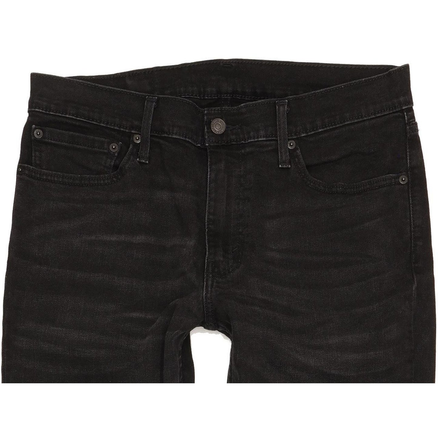 Levi's 511 Men Black Straight Slim Stretch Jeans W32 L31