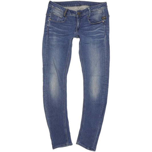 G-Star Women Blue Skinny Slim Stretch Jeans W30 L30