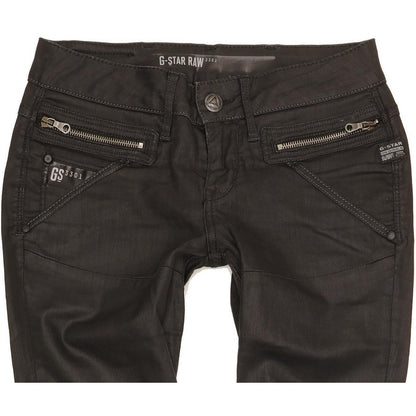 G-Star Roadie Women Black Skinny Slim Stretch Jeans W27 L32