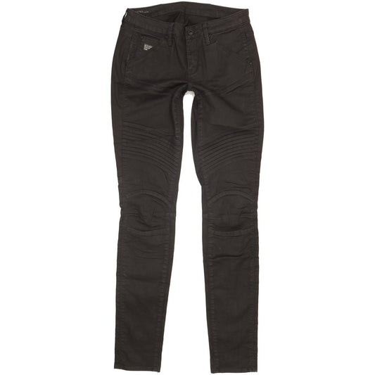 G-Star 5620 Custom Women Black Skinny Slim Jeans W28 L34