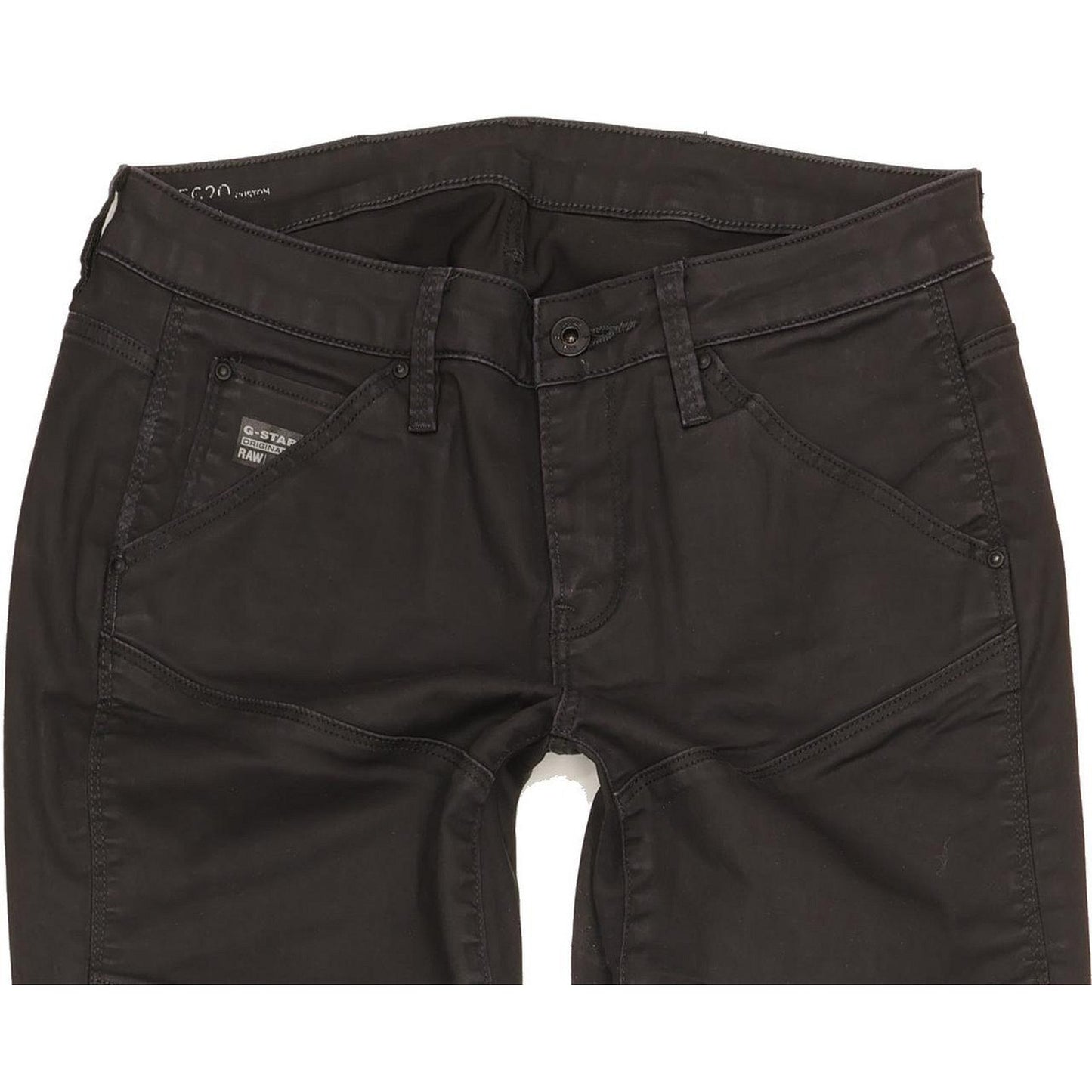 G-Star 5620 Custom Women Black Skinny Slim Jeans W28 L34