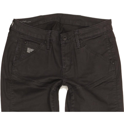 G-Star 5620 Custom Women Black Skinny Slim Jeans W28 L34