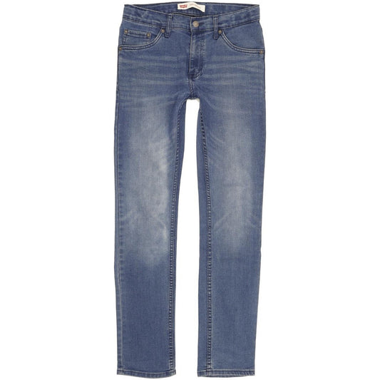 Levi's 510 Kids Blue Skinny Slim Stretch Jeans W28 L31