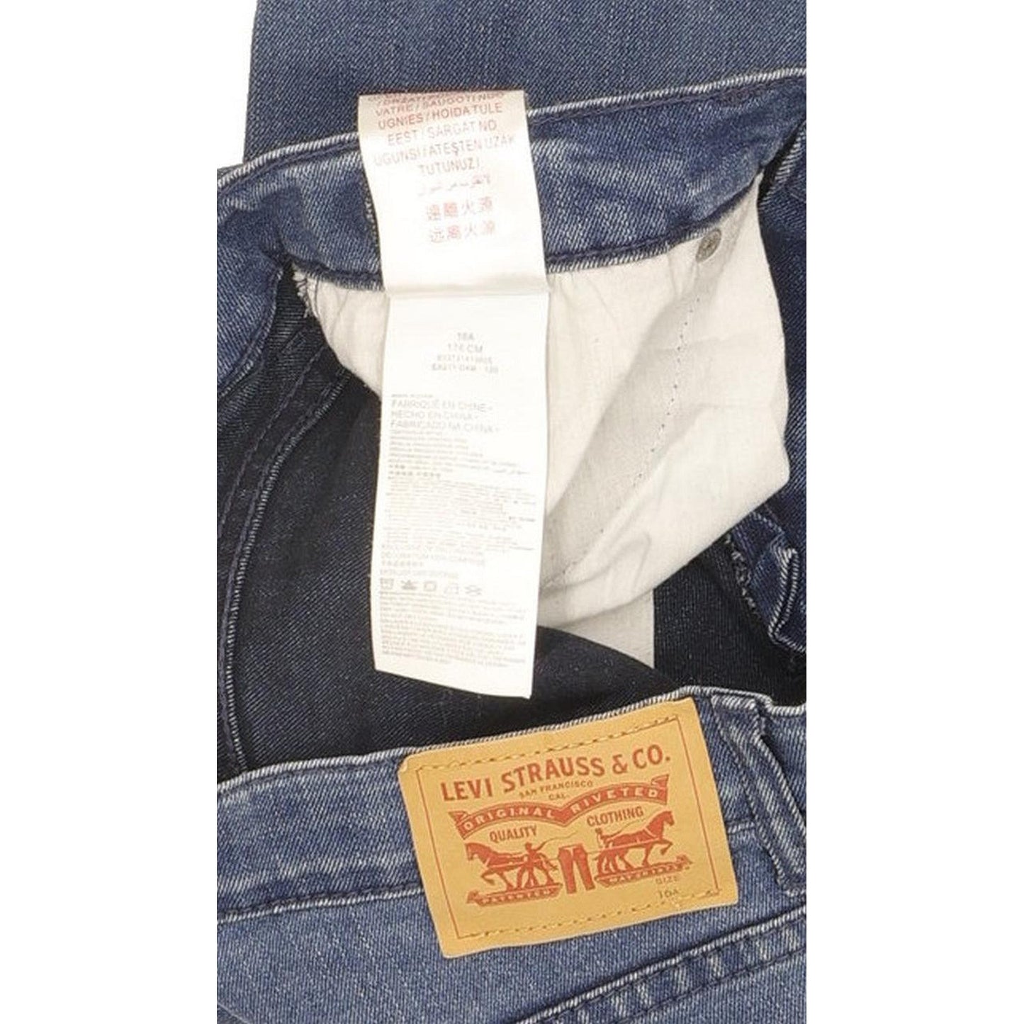 Levi's 510 Kids Blue Skinny Slim Stretch Jeans W28 L31