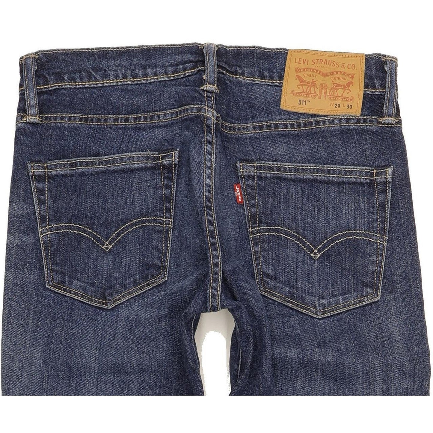 Levi's 511 Men Blue Straight Slim Stretch Jeans W29 L29
