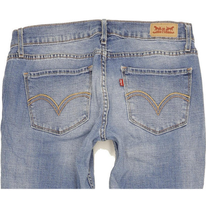Levi's Women Blue Skinny Slim Stretch Jeans W28 L32