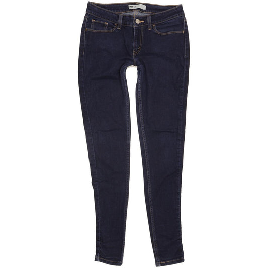 Levi's Women Blue Skinny Slim Stretch Jeans W29 L31