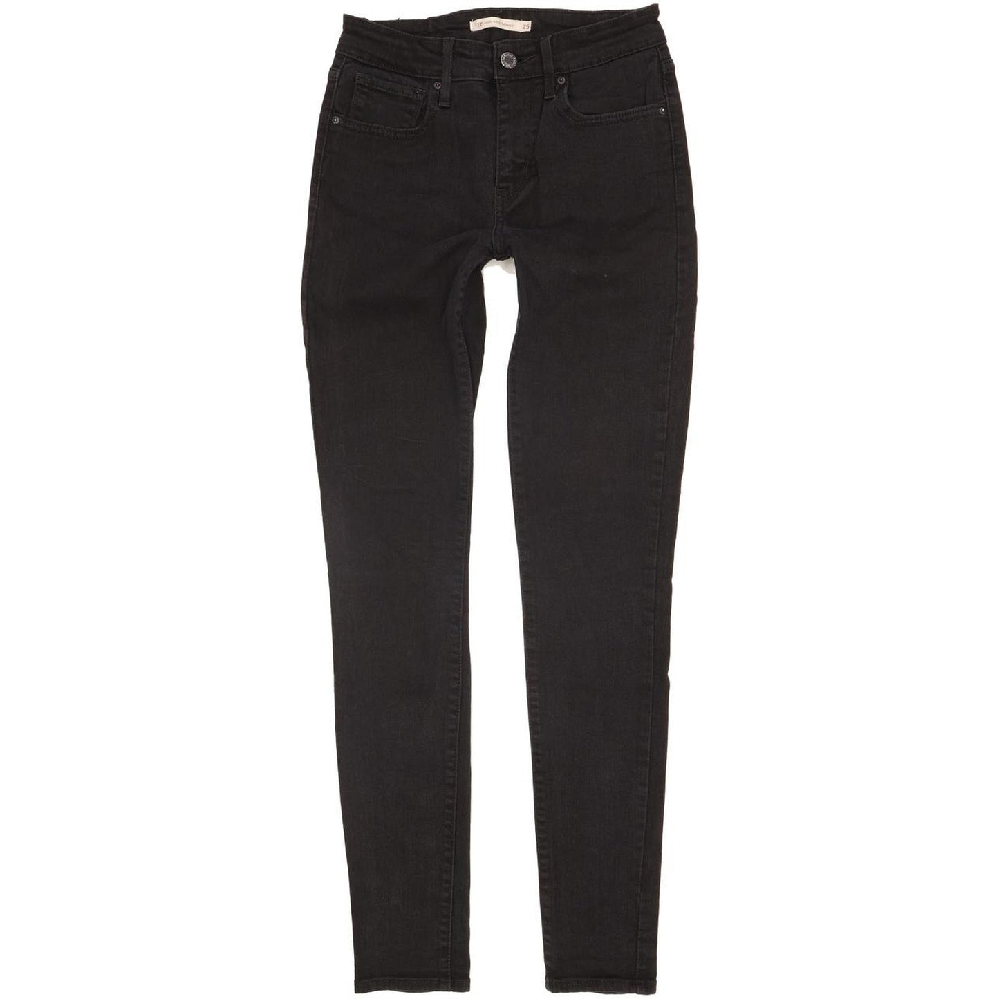 Levi's 721 Women Black Skinny Slim Stretch Jeans W25 L30