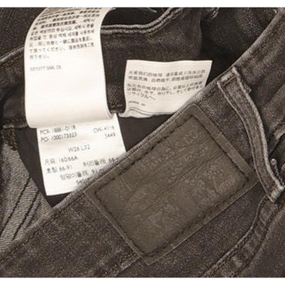 Levi's 711 Women Charcoal Skinny Slim Stretch Jeans W26 L32