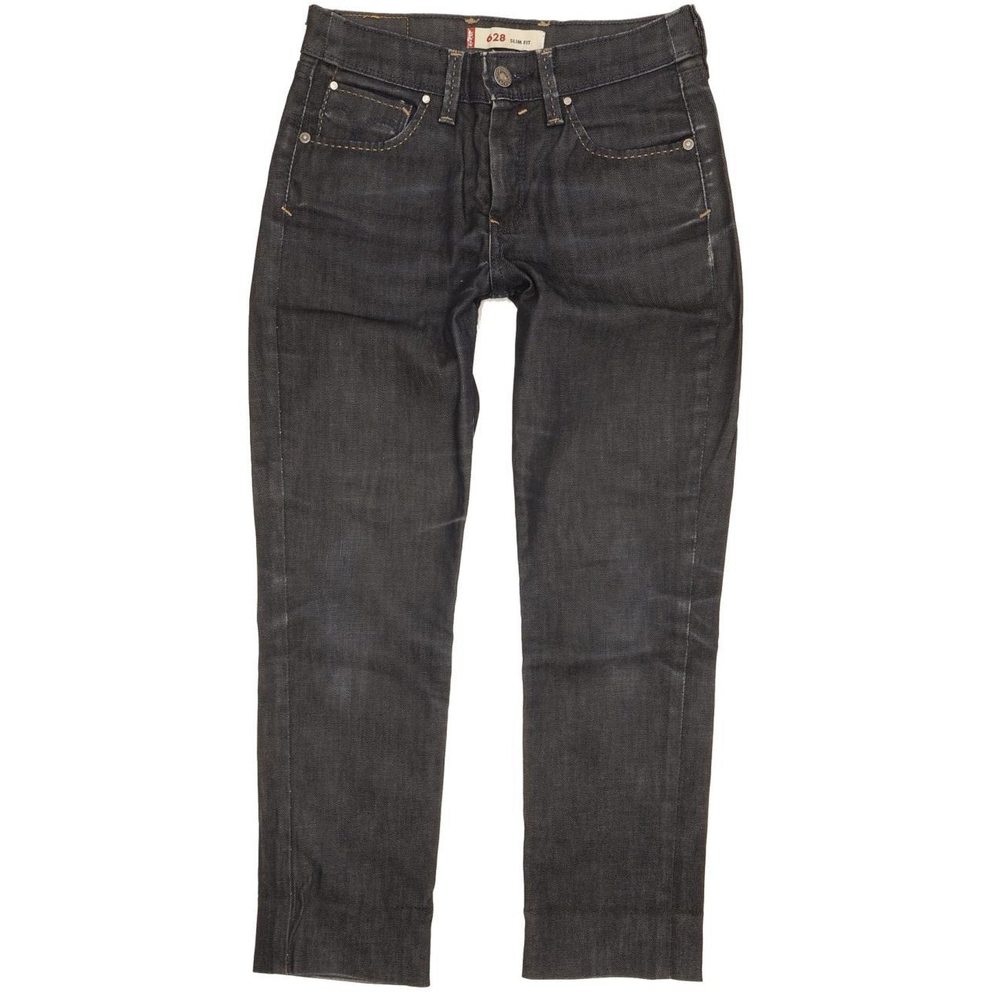 Levi's 628 Women Blue Straight Slim Stretch Jeans W27 L25