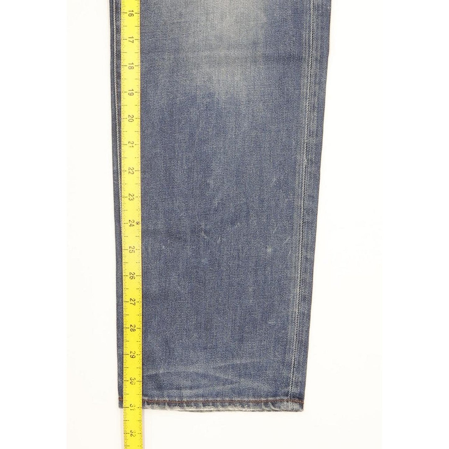 G-Star 3301 Men Blue Straight Slim Jeans W36 L31