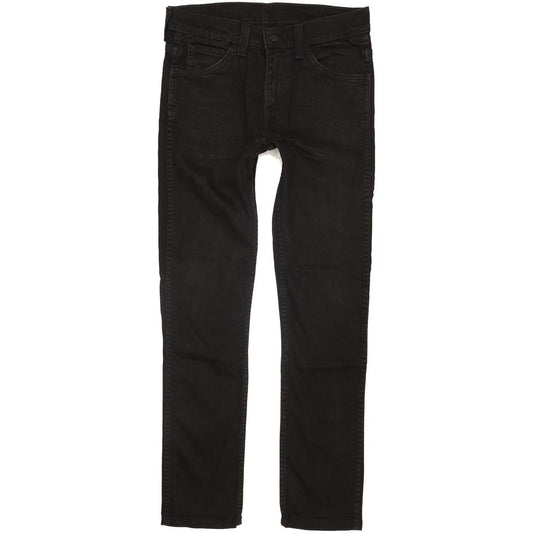 Levi's 510 Men Black Skinny Slim Stretch Jeans W30 L30