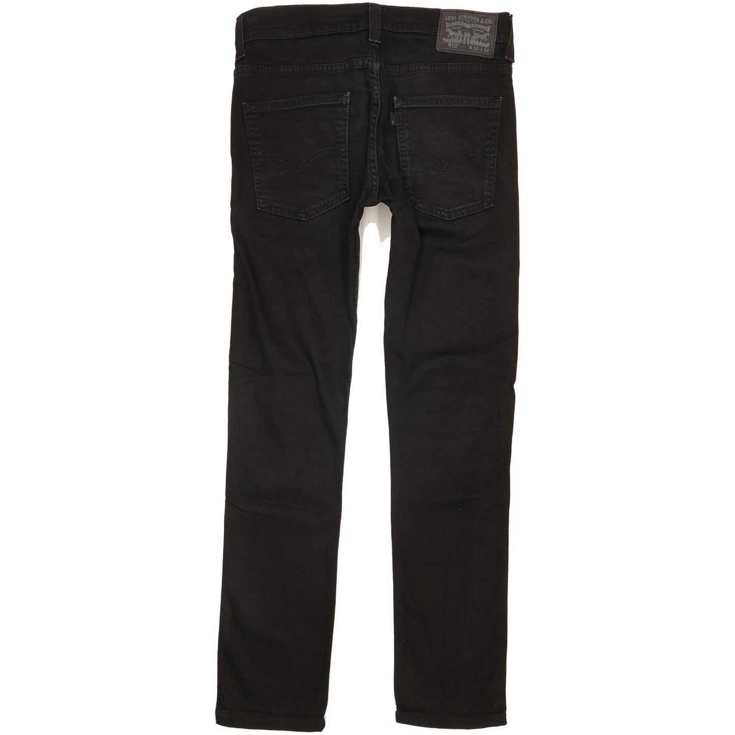 Levi's 510 Men Black Skinny Slim Stretch Jeans W30 L30