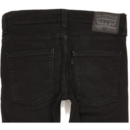 Levi's 510 Men Black Skinny Slim Stretch Jeans W30 L30