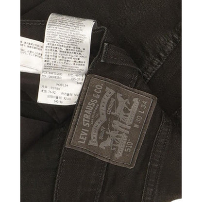 Levi's 510 Men Black Skinny Slim Stretch Jeans W30 L30