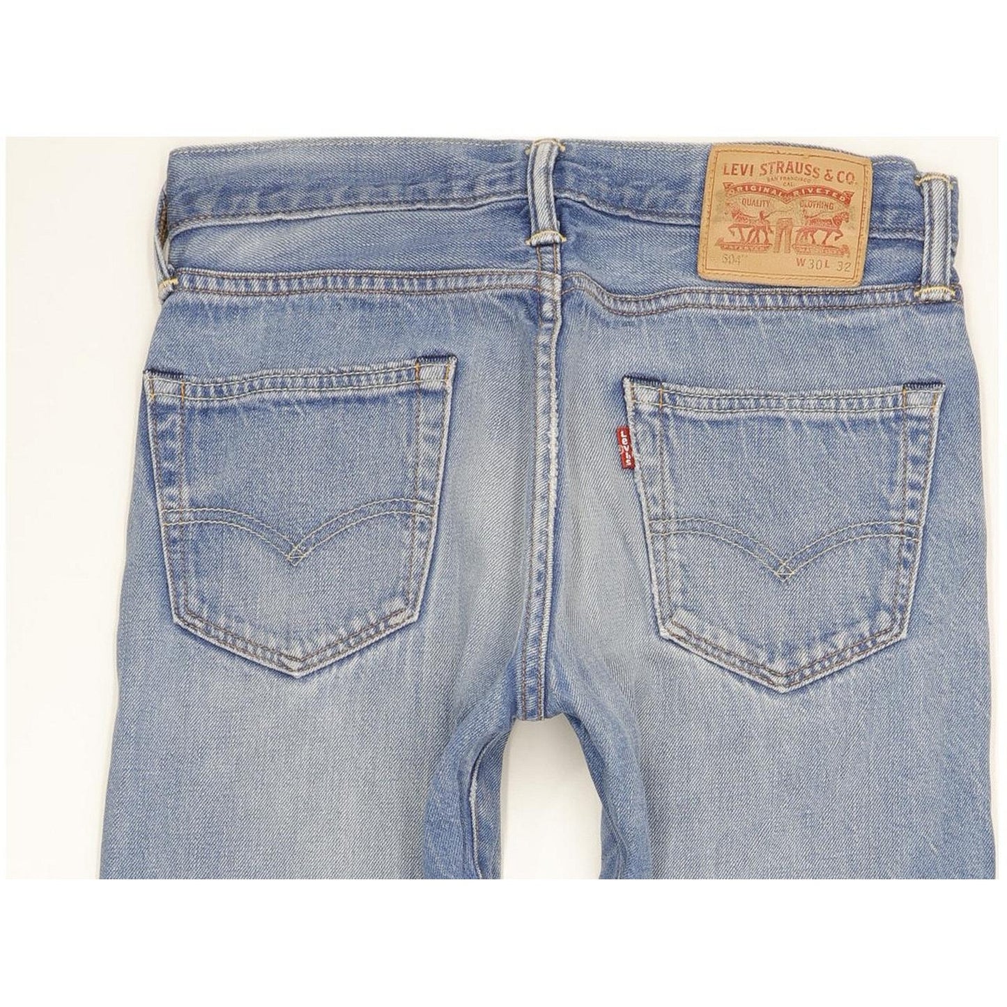 Levi's 504 Men Blue Straight Regular Jeans W30 L30