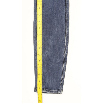 G-Star Lynn Mid Women Blue Skinny Slim Stretch Jeans W28 L31
