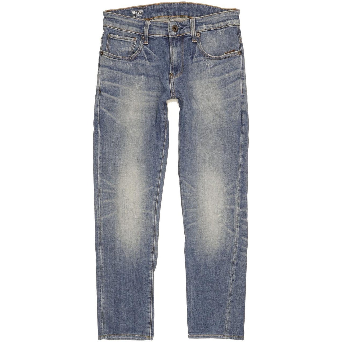 G-Star Revend Men Blue Skinny Slim Stretch Jeans W29 L26