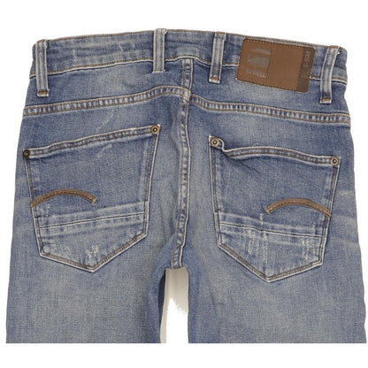 G-Star Revend Men Blue Skinny Slim Stretch Jeans W29 L26