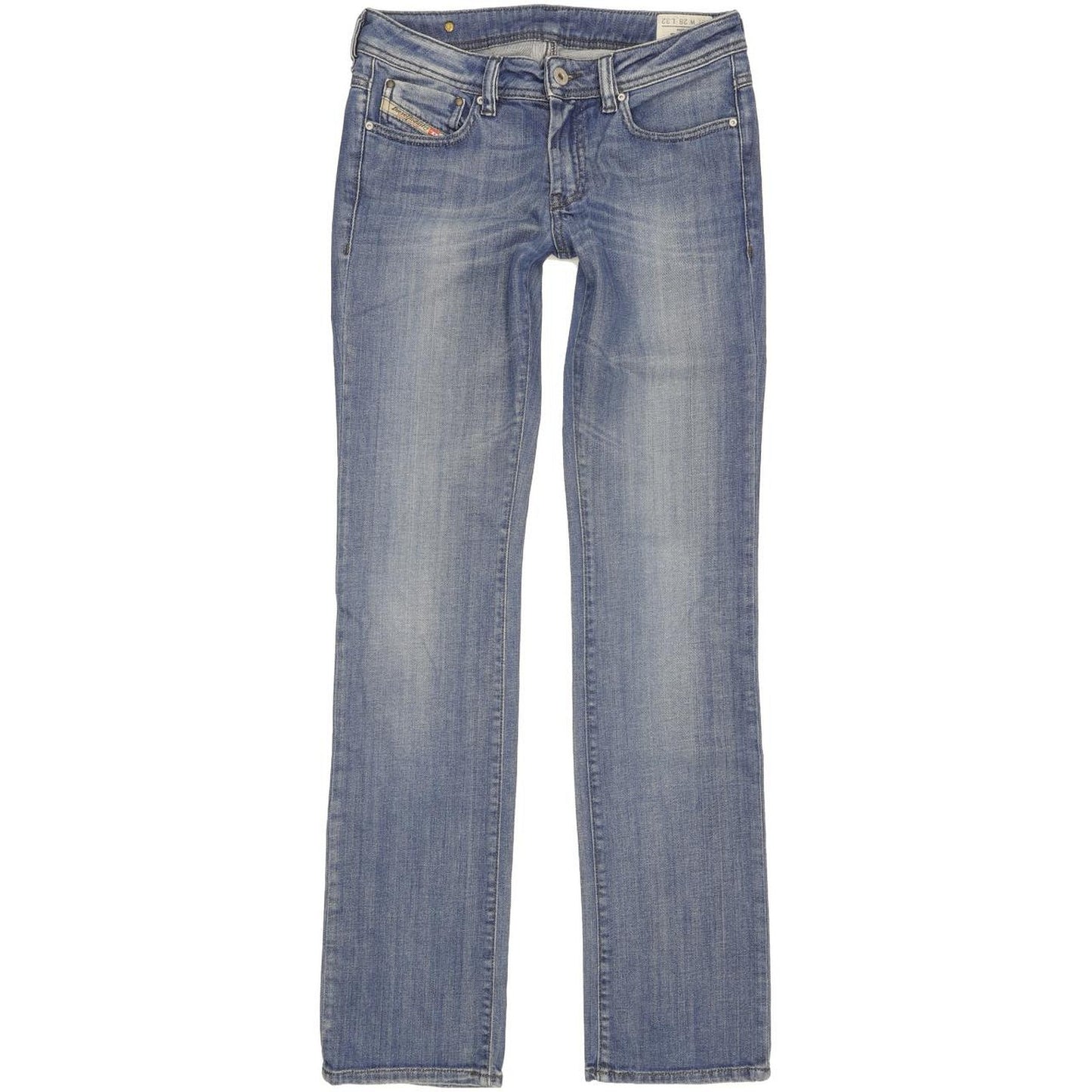 Diesel Rohny 008IG Women Blue Straight Slim Stretch Jeans W28 L32