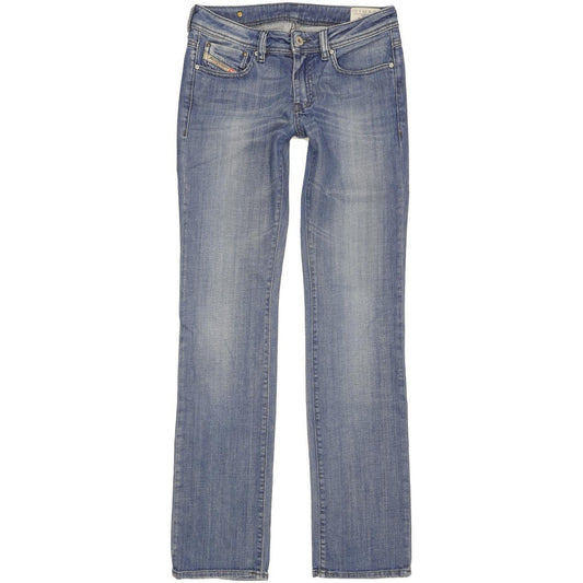 Diesel Rohny 008IG Women Blue Straight Slim Stretch Jeans W28 L32