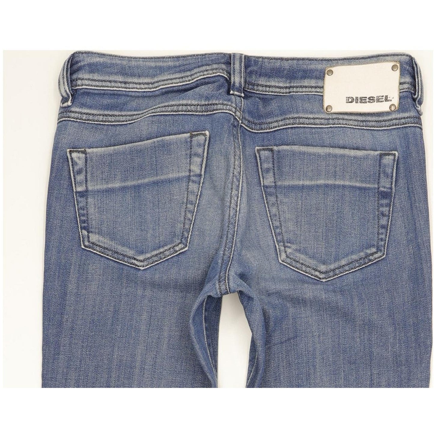 Diesel Rohny 008IG Women Blue Straight Slim Stretch Jeans W28 L32