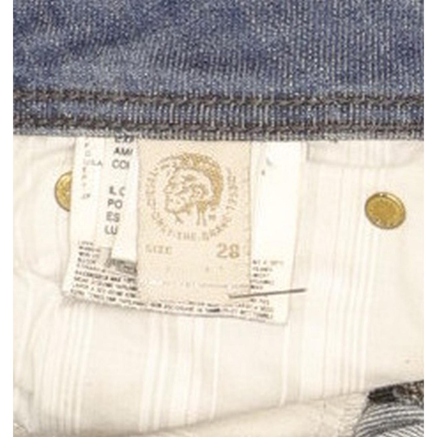 Diesel Rohny 008IG Women Blue Straight Slim Stretch Jeans W28 L32