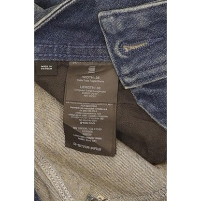 G-Star Lynn Mid Women Blue Skinny Slim Stretch Jeans W25 L32