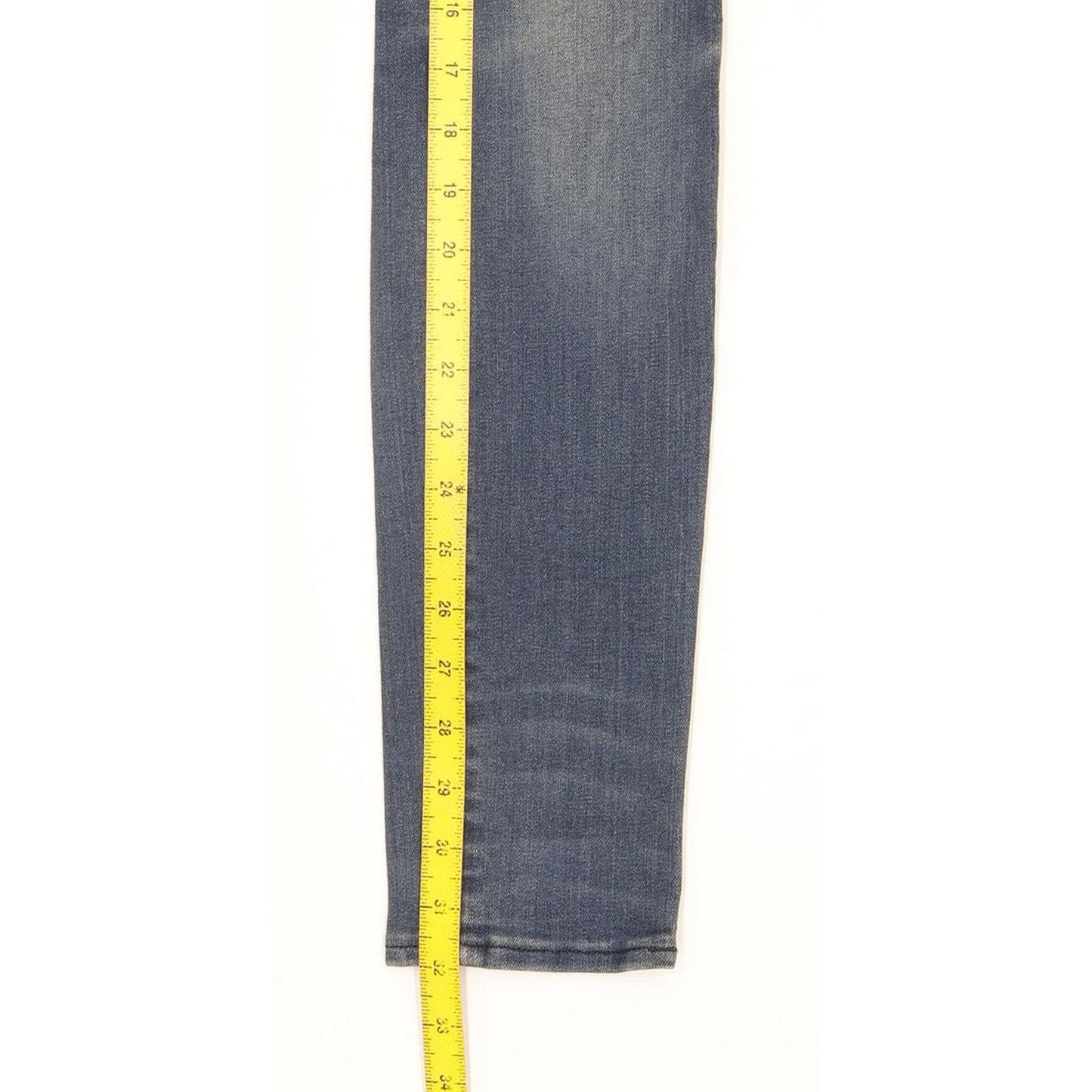 G-Star Lynn Mid Women Blue Skinny Slim Stretch Jeans W25 L32