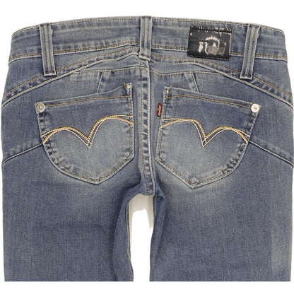Levi's Revel Slight Curve Women Blue Skinny Slim Stretch Jeans W26 L32