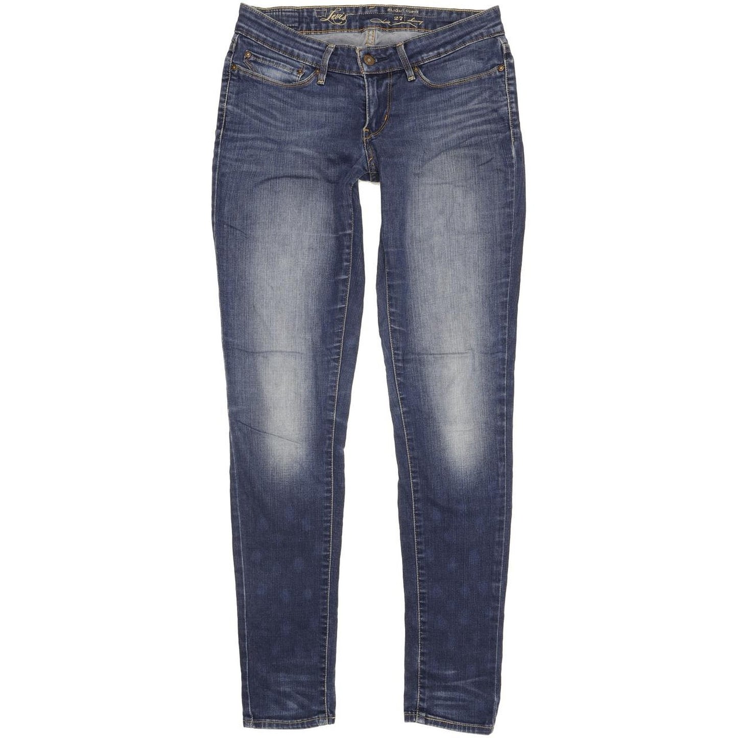 Levi's Slight Curve Women Blue Skinny Slim Stretch Jeans W27 L33