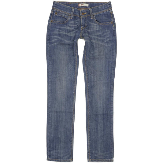 Levi's 571 Women Blue Straight Slim Stretch Jeans W28 L31