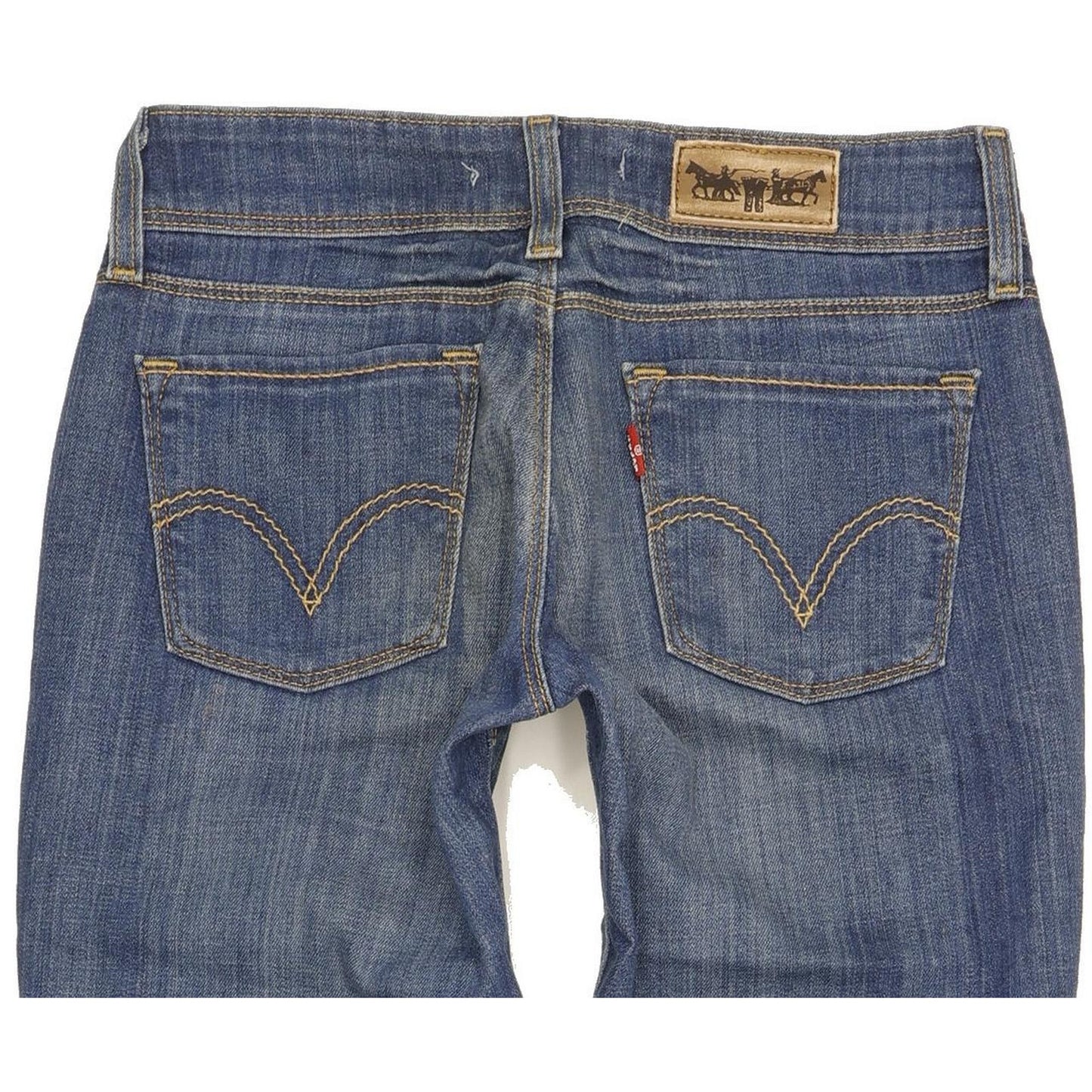 Levi's 571 Women Blue Straight Slim Stretch Jeans W28 L31