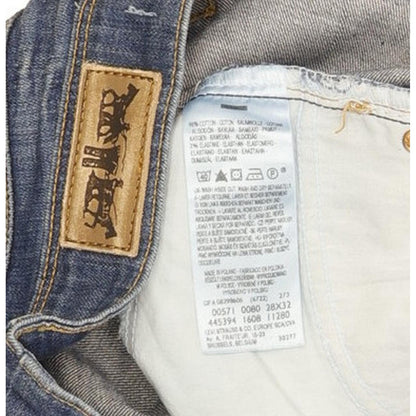 Levi's 571 Women Blue Straight Slim Stretch Jeans W28 L31