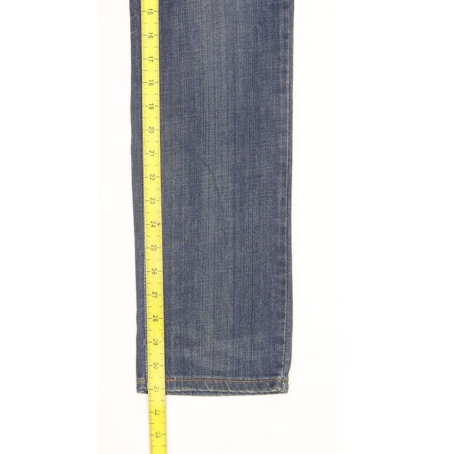 Levi's 571 Women Blue Straight Slim Stretch Jeans W28 L31