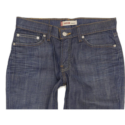 Levi's 528 Women Blue Straight Slim Stretch Jeans W30 L32