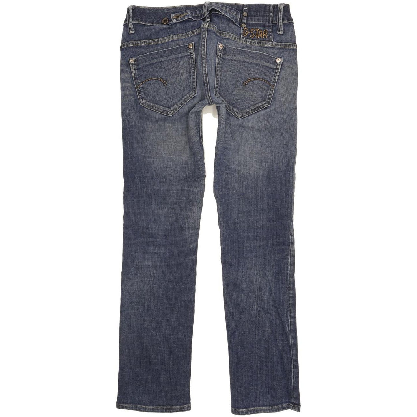 G-Star Midge Women Blue Straight Slim Stretch Jeans W29 L30