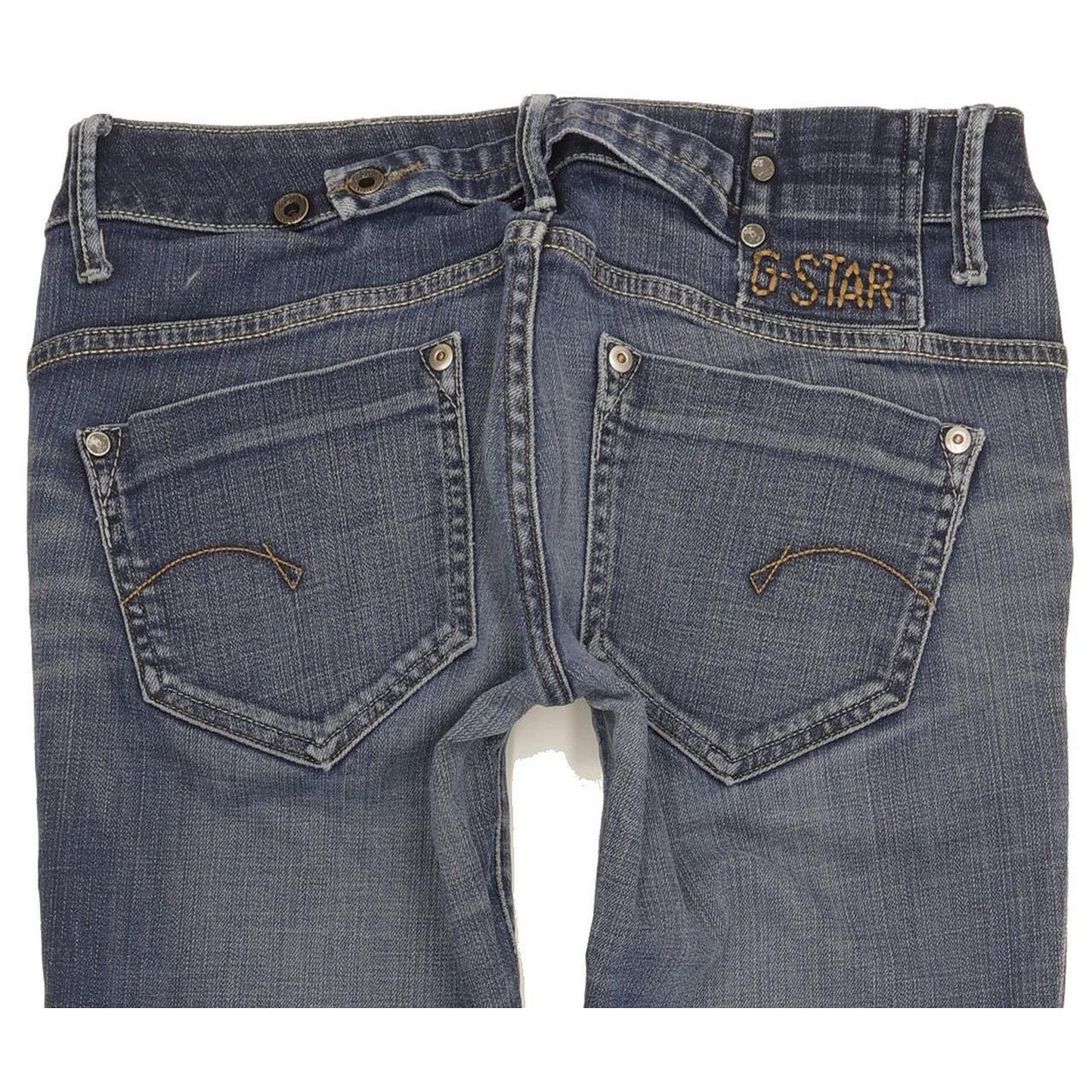 G-Star Midge Women Blue Straight Slim Stretch Jeans W29 L30