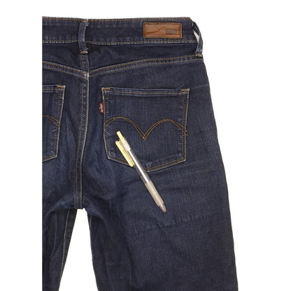 Levi's Demi Curve Women Blue Straight Classic Stretch Jeans W25 L29
