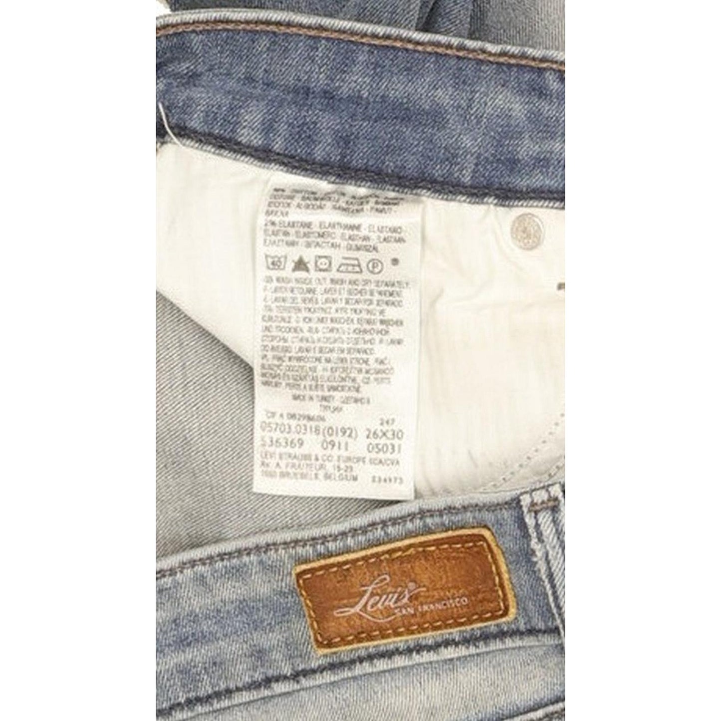 Levi's Demi Curve Women Blue Skinny Slim Stretch Jeans W26 L29