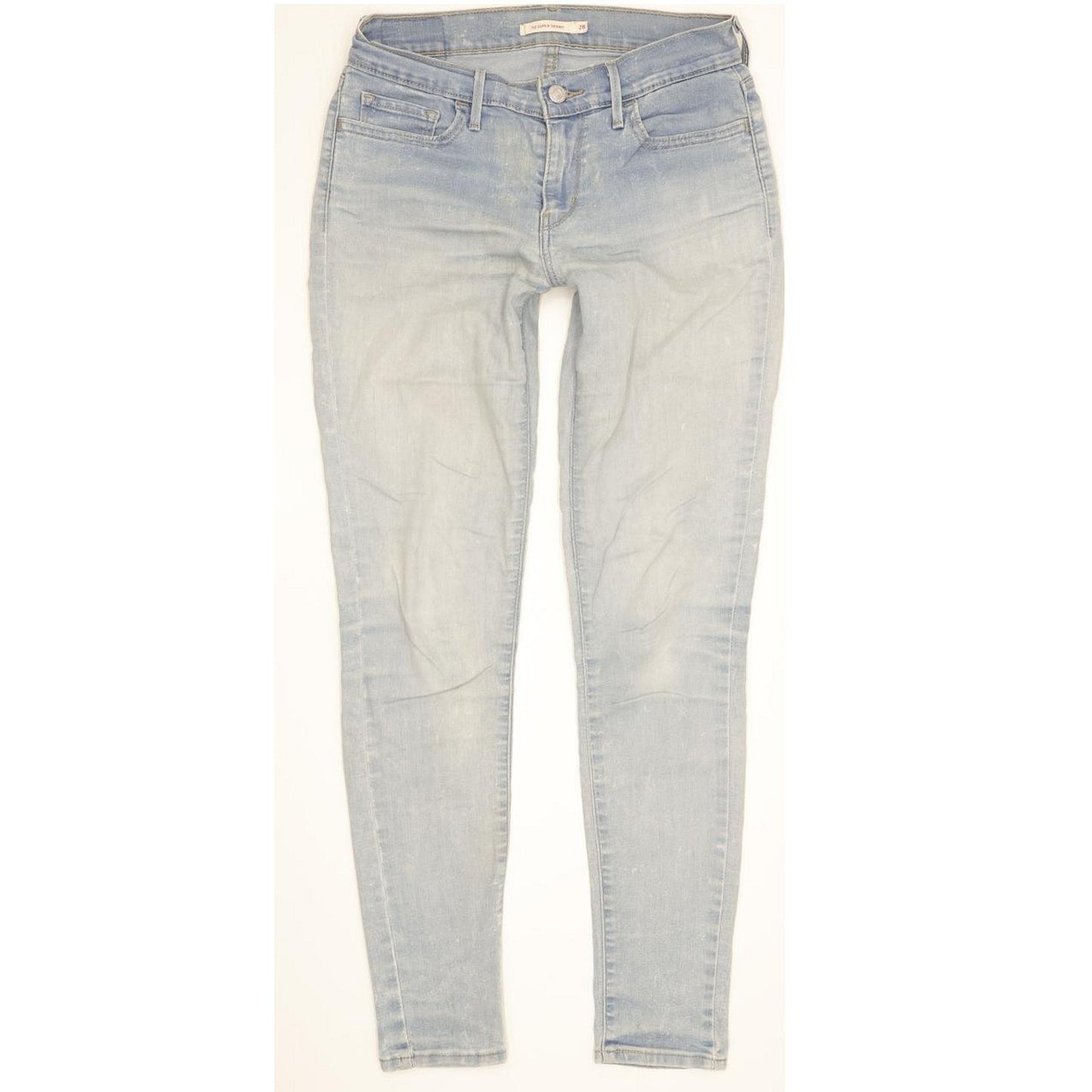 Diesel 710 Super Women Blue Skinny Slim Stretch Jeans W28 L29