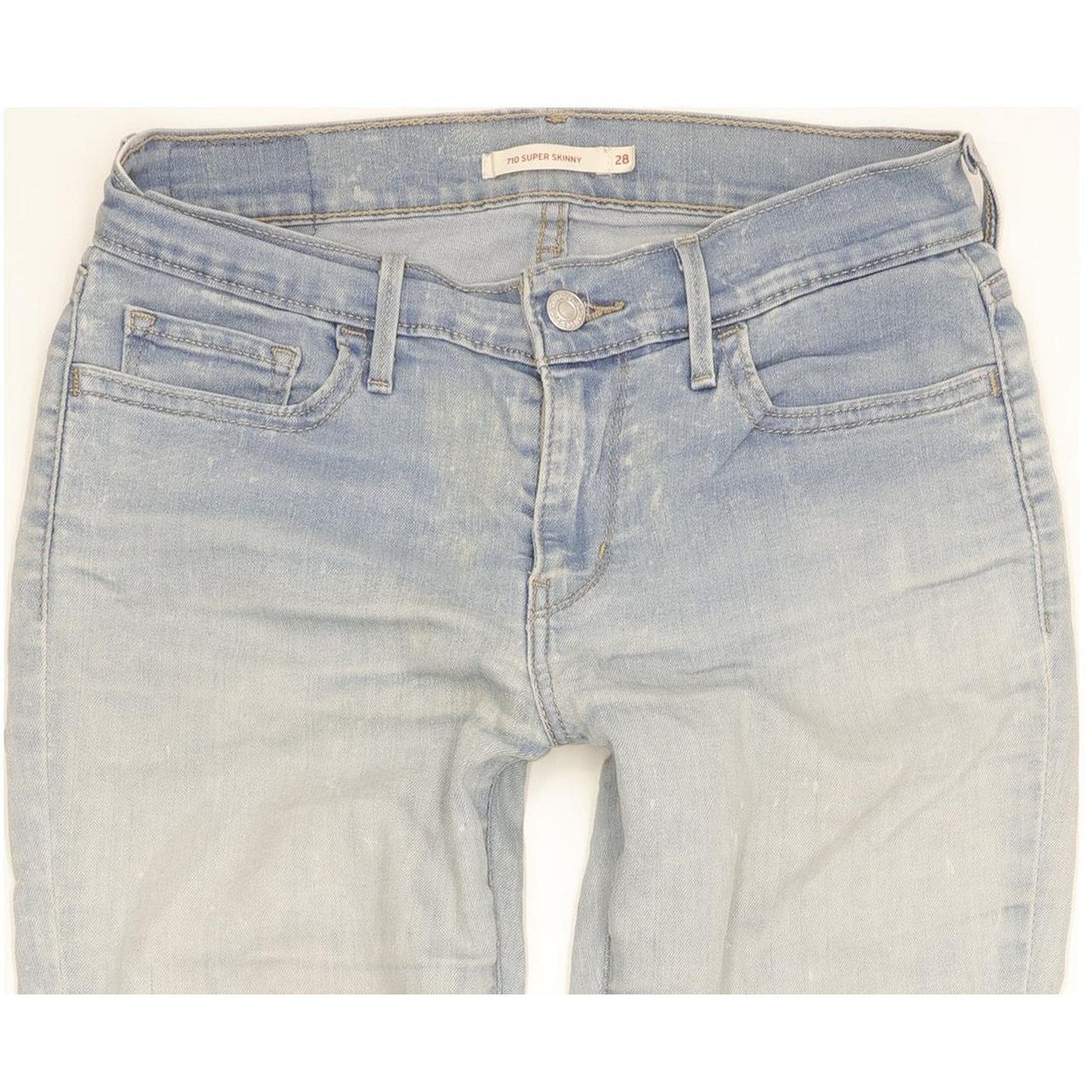 Diesel 710 Super Women Blue Skinny Slim Stretch Jeans W28 L29