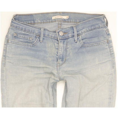 Diesel 710 Super Women Blue Skinny Slim Stretch Jeans W28 L29