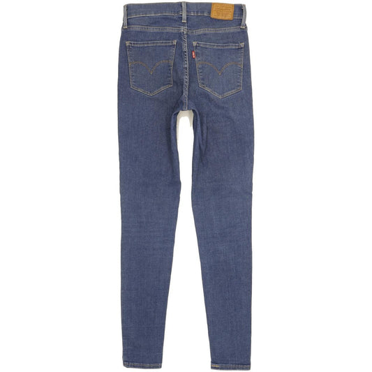 Levi's 720 Super Women Blue Skinny Slim Stretch Jeans W26 L30